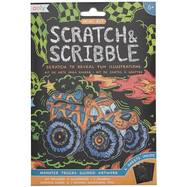 Mini Scratch & Scribble Monster Truck - 161-074