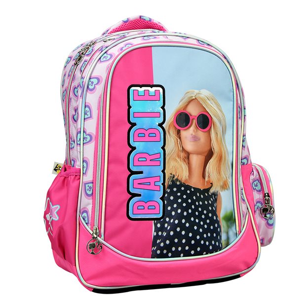 Σακίδιο Πλάτης Δημοτικού Οβάλ Barbie Holographic 2024 - 349-86031