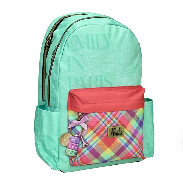 Σακίδιο Πλάτης Δημοτικού Emily In Paris Macarons - 351-00034