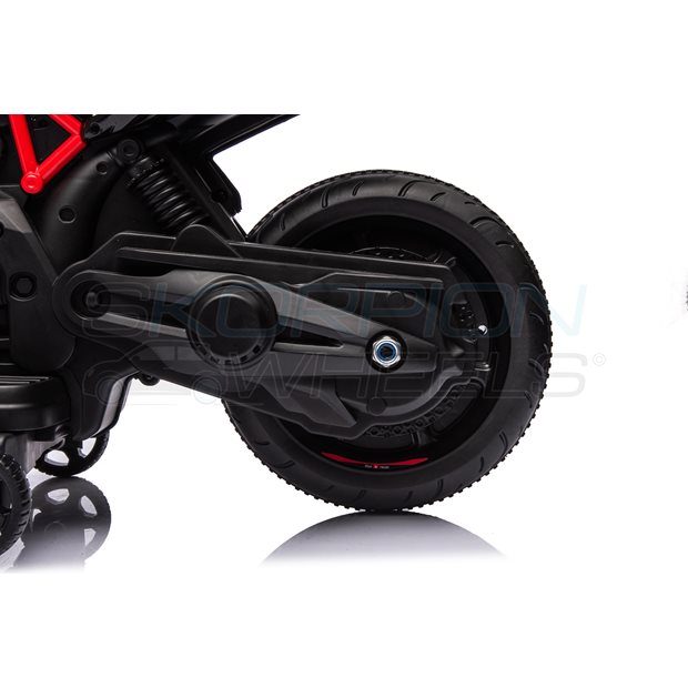 Ηλεκτροκίνητη Μηχανή Aprilia Dorsoduro 900 Original License 6V - Κόκκινη | Skorpion Wheels - 5245014