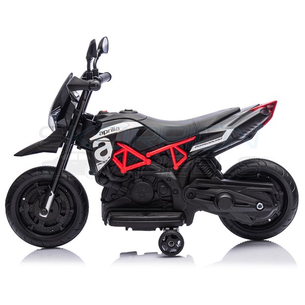 Ηλεκτροκίνητη Μηχανή Aprilia Dorsoduro 900 Original License 6V - Μαύρη | Skorpion Wheels - 5245014