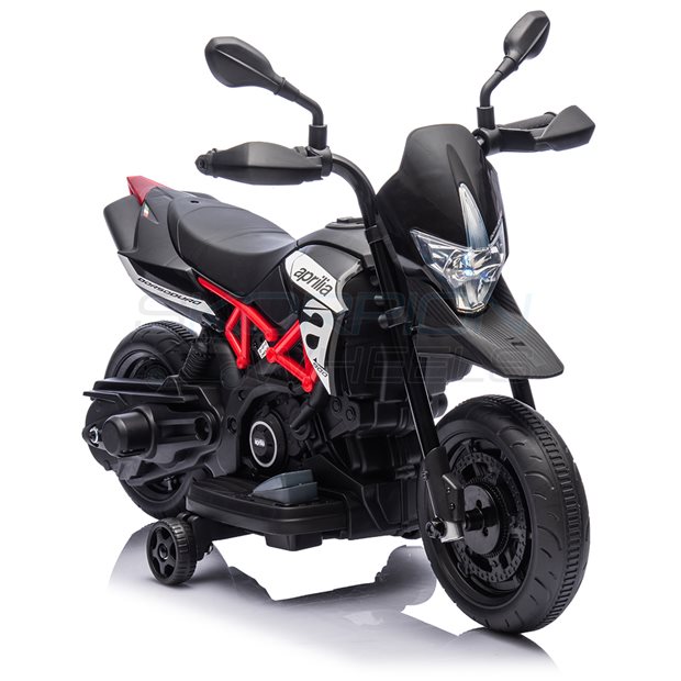 Ηλεκτροκίνητη Μηχανή Aprilia Dorsoduro 900 Original License 6V - Μαύρη | Skorpion Wheels - 5245014