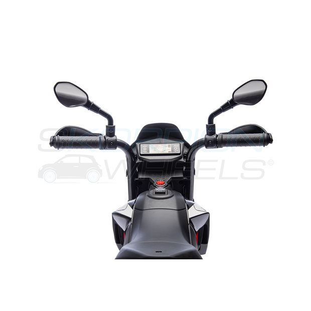 Ηλεκτροκίνητη Μηχανή Aprilia Dorsoduro 900 Original License 6V - Μαύρη | Skorpion Wheels - 5245014