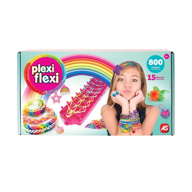 Plexi Flexi Αργαλειός Με 800 Λαστιχάκια Και 15 Αξεσουάρ - 1080-25568
