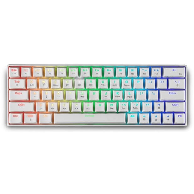 Spartan Gear Pegasus 2 Gaming Πληκτρολόγιο Λευκό - 085611