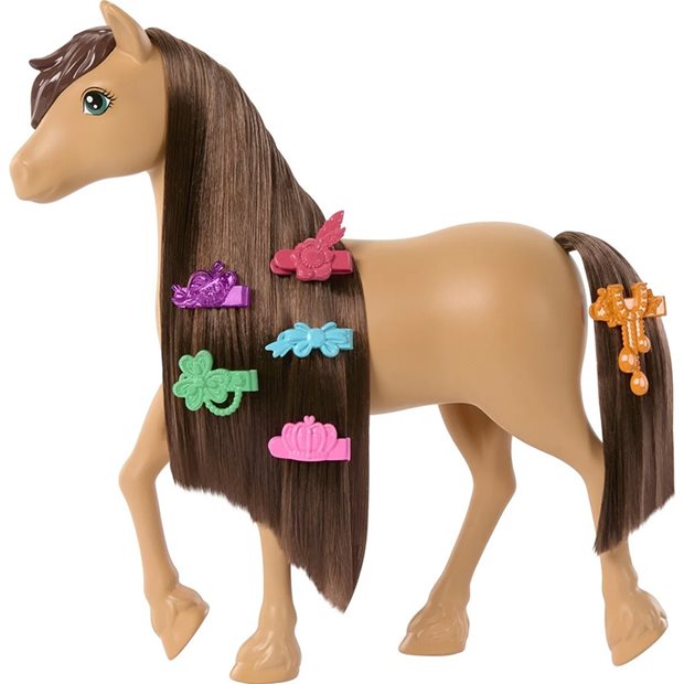 Barbie Mysteries The Great Horse Chase Pony Pepper Καστανά Μαλλιά - HXJ37