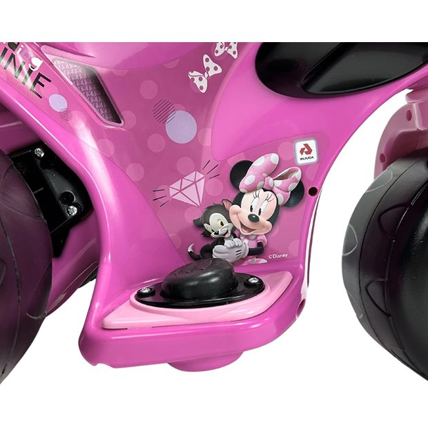 Ηλεκτροκινητη Μηχανη Minnie Mouse Samourai 6V Injusa - 12501