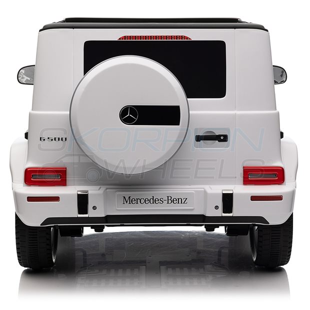 Ηλεκτροκίνητο Αυτοκίνητο Mercedes G500 Original License 12V - Λευκό | Skorpion Wheels - 5246065