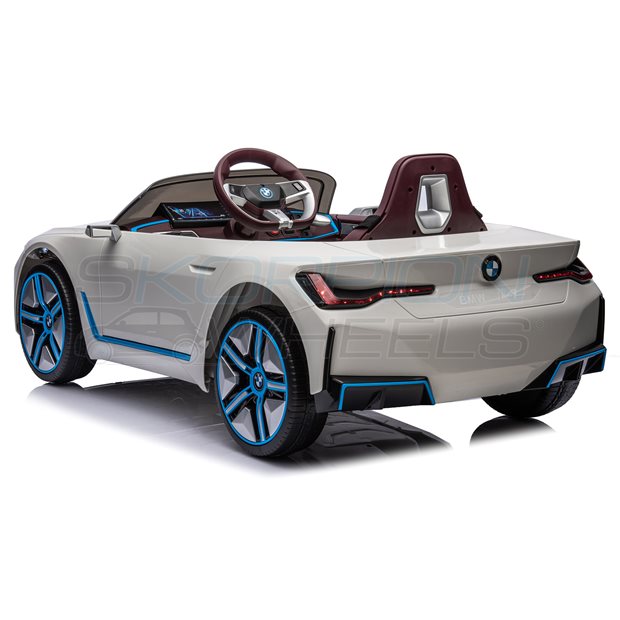 Ηλεκτροκίνητο Αυτοκίνητο BMW I4 Original License 12V - Λευκό | Skorpion Wheels - 5246004