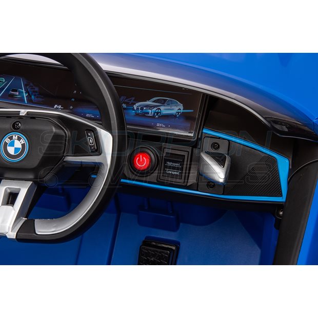 Ηλεκτροκίνητο Αυτοκίνητο BMW I4 Original License 12V - Μπλε | Skorpion Wheels - 5246004