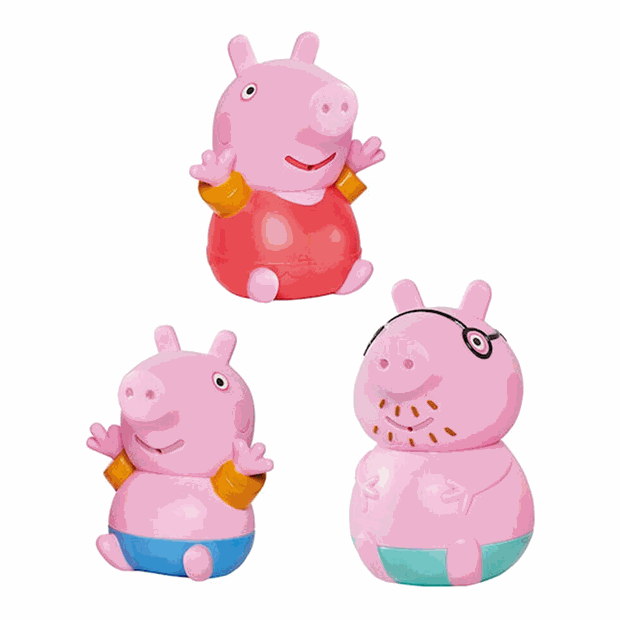 Παιχνίδι Μπάνιου Οικογένεια Peppa Pig Squirters Daddy Pig - 1000-73105