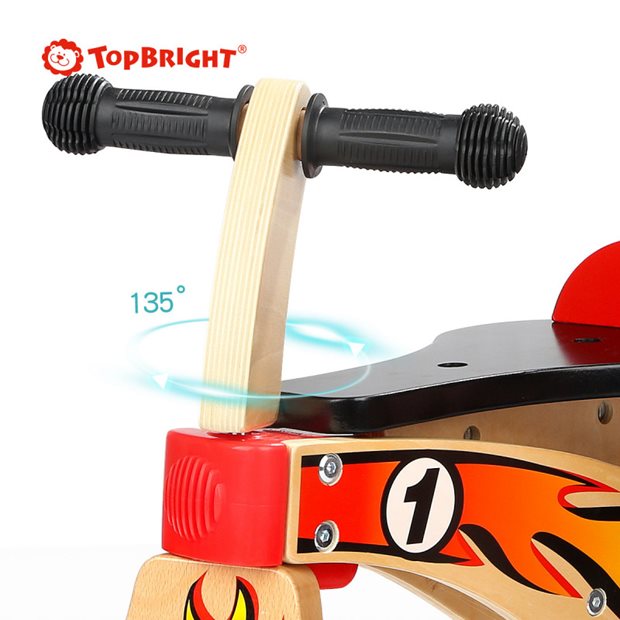 Top Bright - Ξύλινο Ποδήλατο Ισορροπίας - 460068