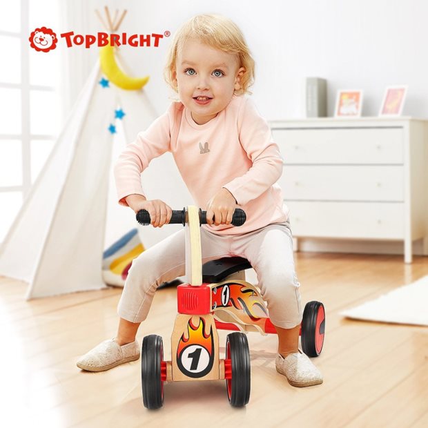 Top Bright - Ξύλινο Ποδήλατο Ισορροπίας - 460068
