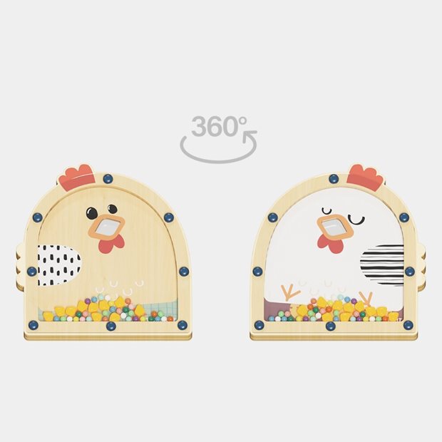 TopBright Ξύλινο Παιχνίδι Feed The Hen - 460098