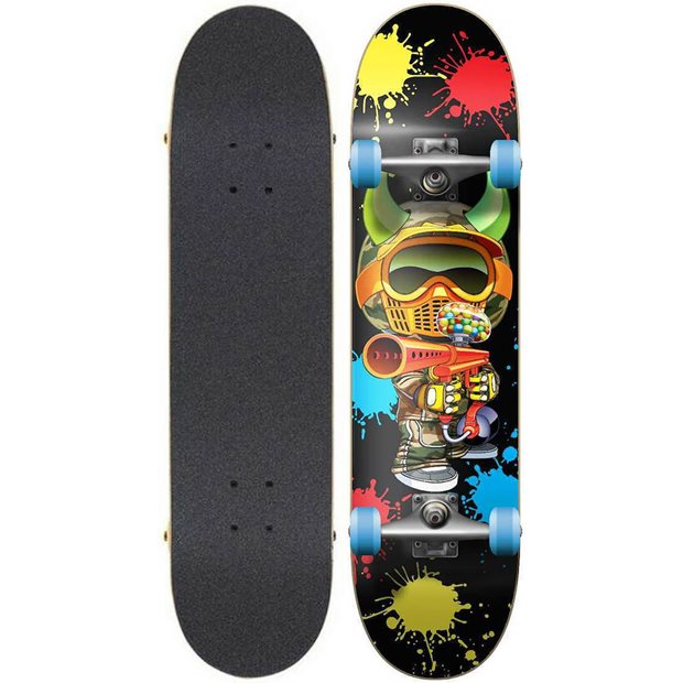 Skateboard Αθλοπαιδια Speed Demons Paintballer Black - 65.020401100A775
