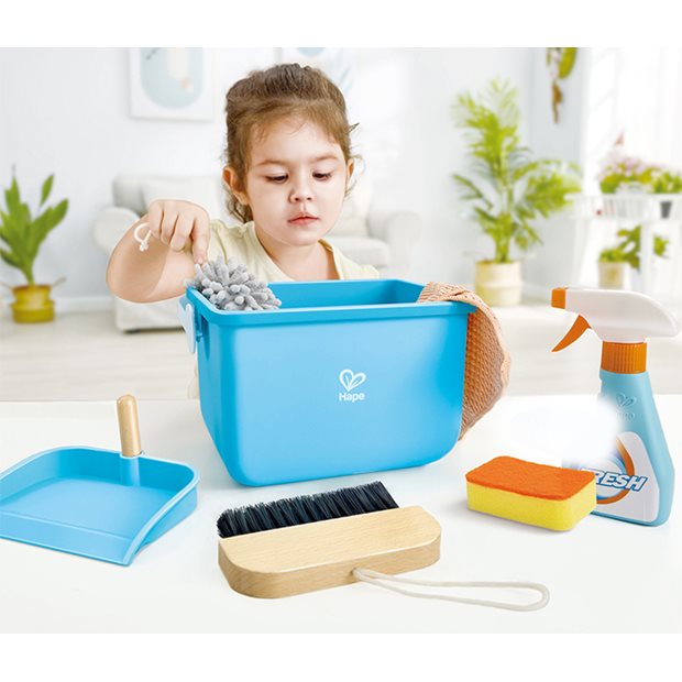 Hape Σετ Καθαρισμού Scoot Around Clean Up Bucket - E3054