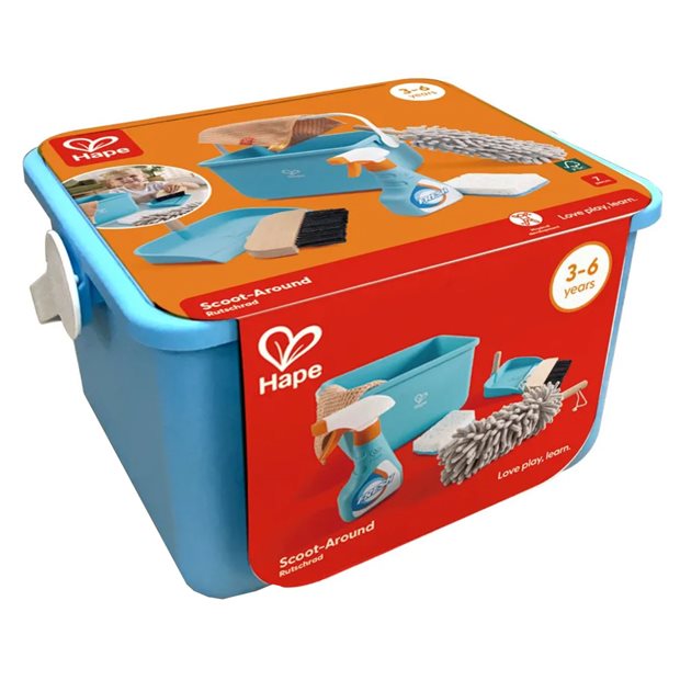 Hape Σετ Καθαρισμού Scoot Around Clean Up Bucket - E3054