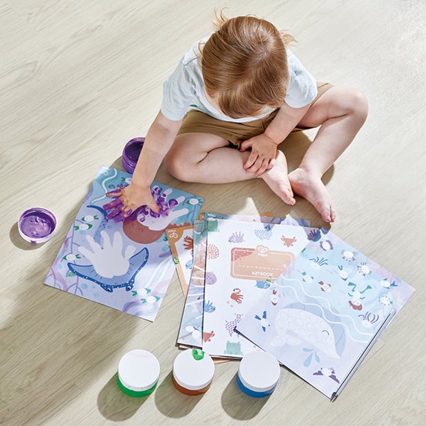 Hape Artbook Finger Painting - E2005