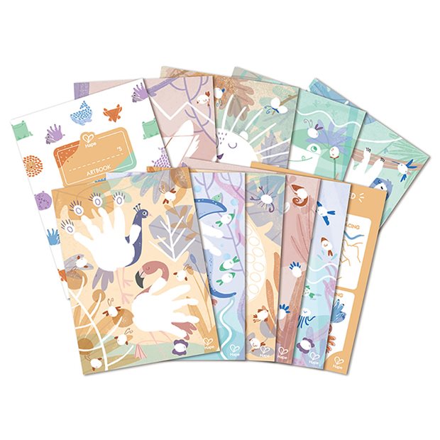 Hape Artbook Finger Painting - E2005