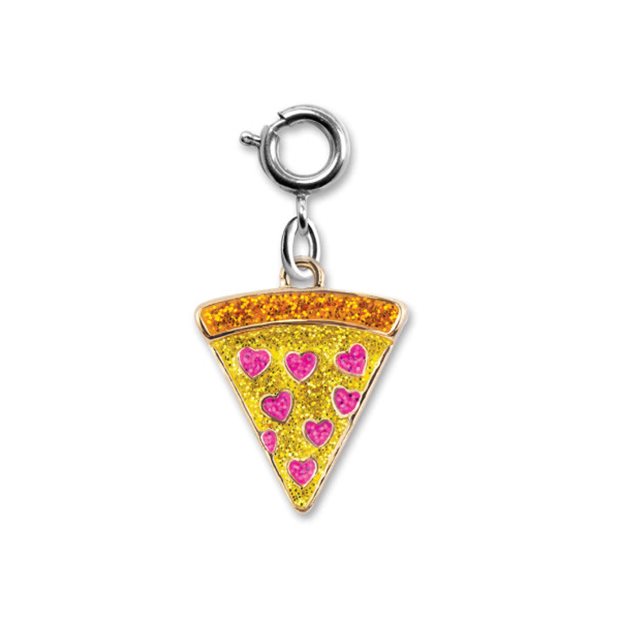 Charm it! Gold Glitter Pizza - Γουράκι Σε Σχήμα Πίτσας - CT02-14