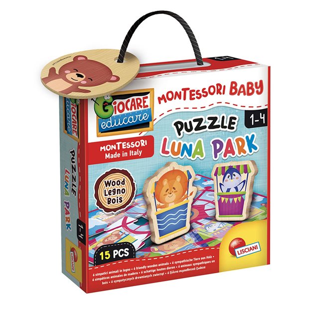 Παιδικό Παζλ 9pcs Montessori Baby Λούνα Παρκ - 96855