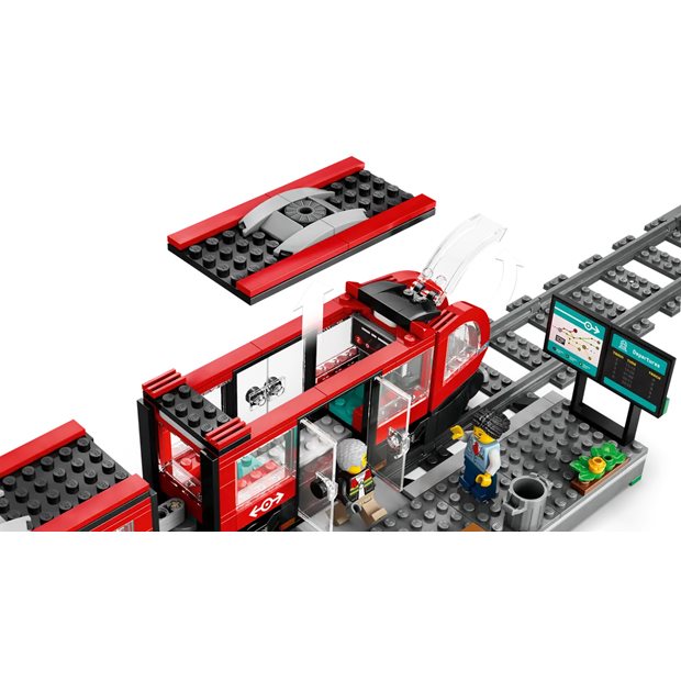 LEGO® City - Downtown Streetcar and Station - 60423