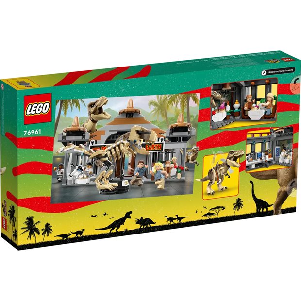Lego Jurassic World Visitor Center: T-Rex & Raptor Attack - 76961