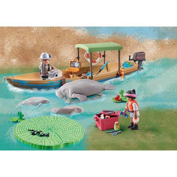 Playmobil Εκδρομη Με Ποταμοπλοιο Στον Αμαζονιο - 71010
