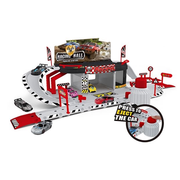 Σετ Παιχνιδιού DIY Parking Station & 2 Αυτοκινητάκια - 70737862