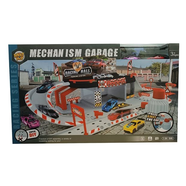 Σετ Παιχνιδιού DIY Parking Station & 2 Αυτοκινητάκια - 70737862