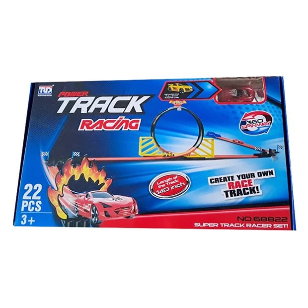 Πίστα Power Track Racing Με Αυτοκινητάκι Pull Back - 70702141