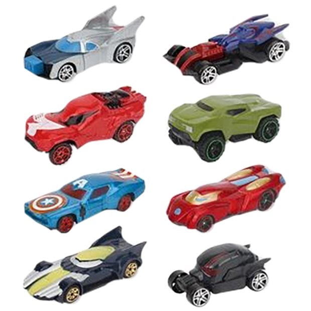 Παιδικά Αυτοκινητάκια Super Heroes 8Τμχ - 70704518