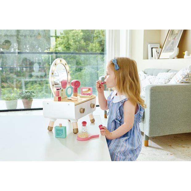Ξύλινο My Stylish Dressing Table Hape Role Play - E3219A