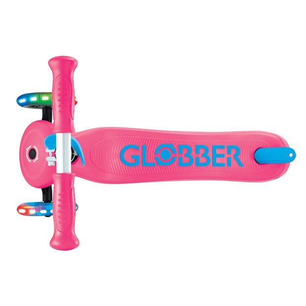 Παιδικό Πατίνι Globber Primo Plus Lights Φούξια - 442-610-4