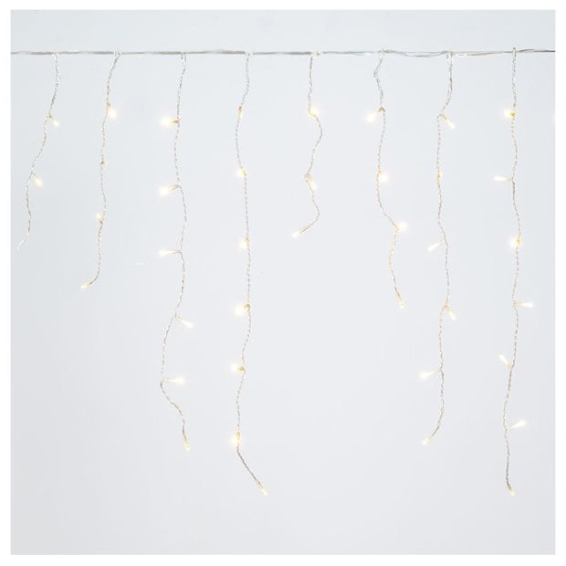 150 Λαμπάκια LED Σταλακτίτης (3m) - Λευκό (Επεκτάσιμα) - 73504