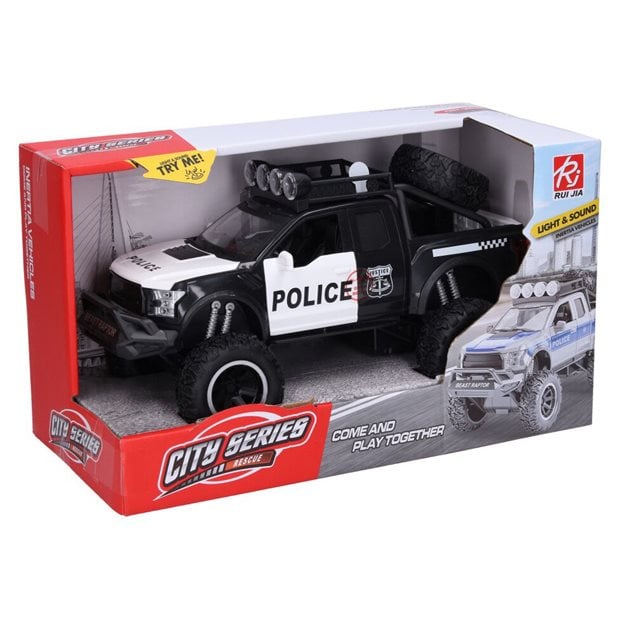 Αστυνομικό Τζιπ City Series Rescue Με Φως & Ήχο - 707591433