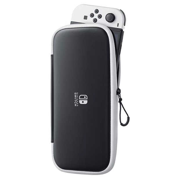 Nintendo Switch Θήκη Μεταφοράς Μαύρο/Λευκό & Προστατευτικό Οθόνης - ACCNSW- 0044