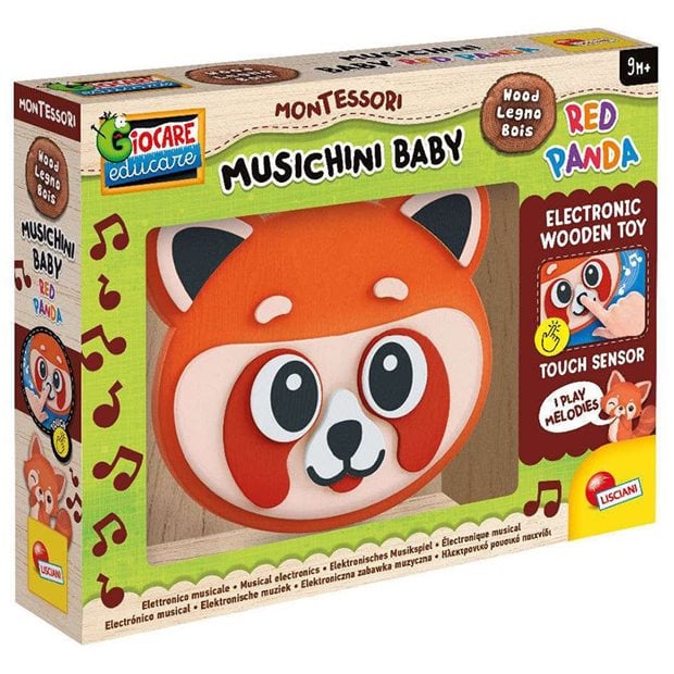 Ηλεκτρονικό Κρεμαστό Montessori Musichini Baby Red Panda - 105427