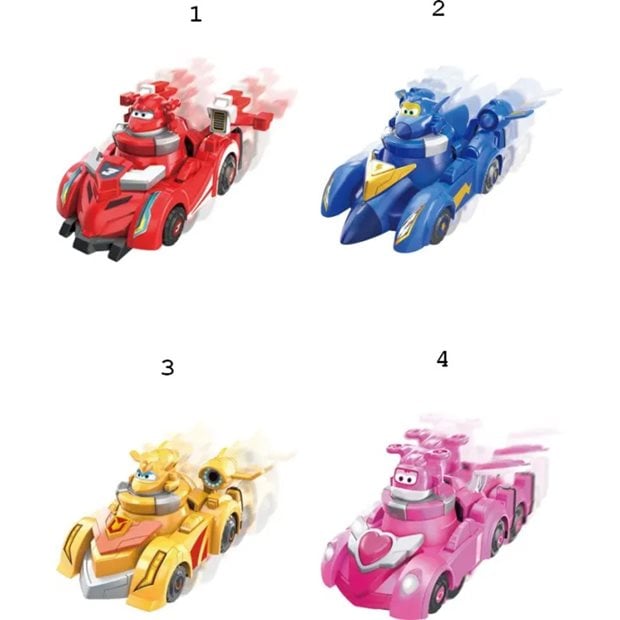 Super Wings Super Pet Free Wheel Vehicle 4 Σχέδια - 770310