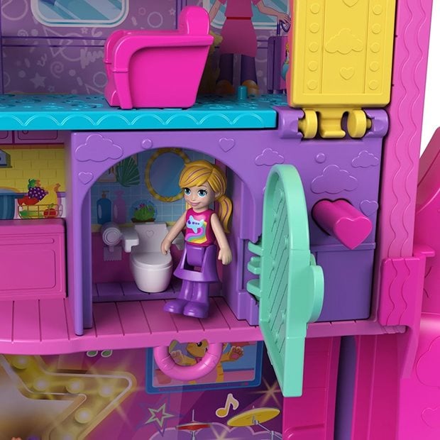 Polly Pocket Kitty Airways Σετ Αεροπλάνο Γατάκι - HWP19