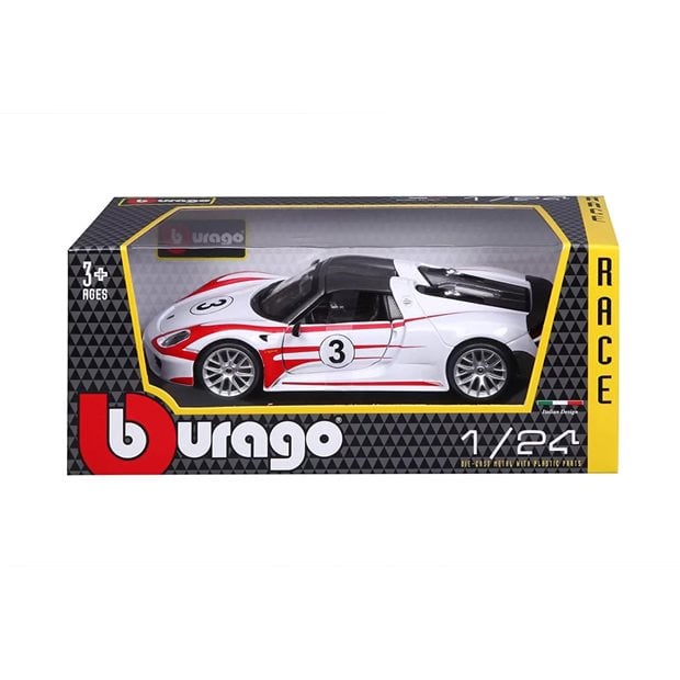 Αυτοκινητάκι Bburago Μεταλλικό Porche 918 Weissach - 18/28009