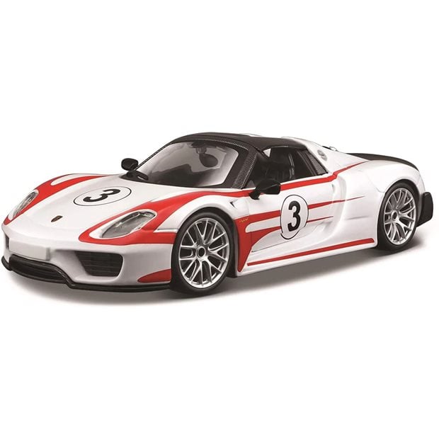 Αυτοκινητάκι Bburago Μεταλλικό Porche 918 Weissach - 18/28009