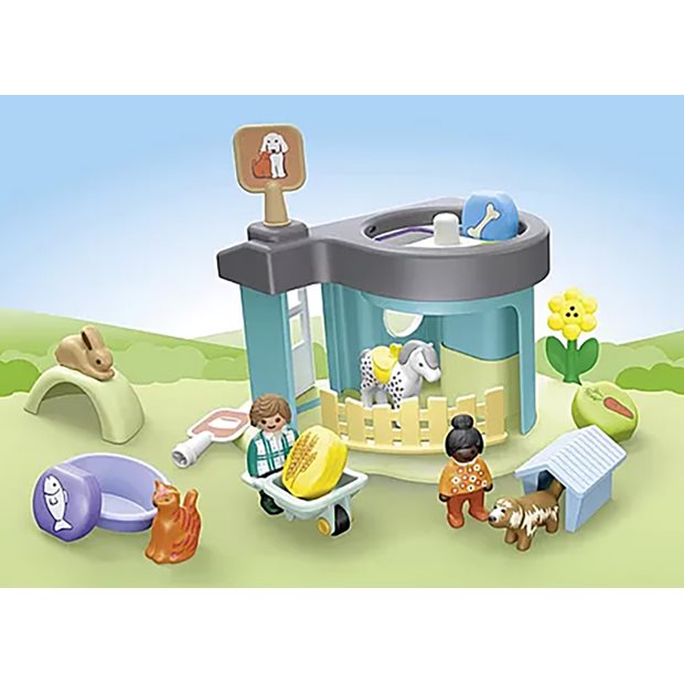 Playmobil Junior Ξενώνας Μικρών Ζώων - 71690