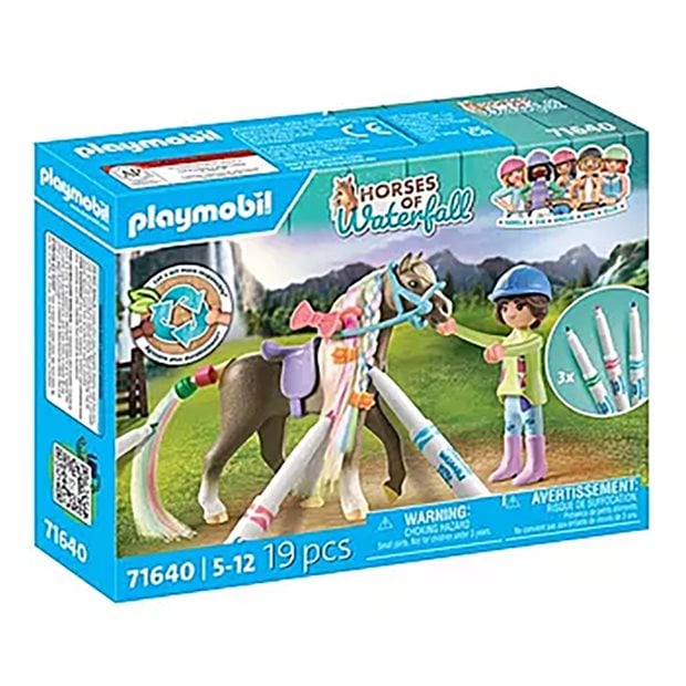 Playmobil Horses Of Waterfall Color Κομμωτήριο Αλόγου - 71640
