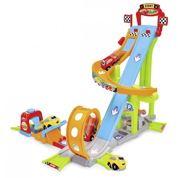 Πίστα Πύργος ABC Jays Jump & Fun Με 2 Αυτοκινητάκια - 204117002