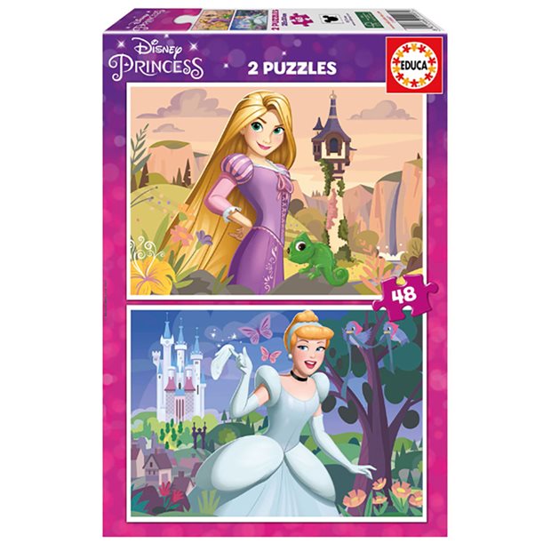 Παιδικό Παζλ 2x48pcs Disney Princess - 19997