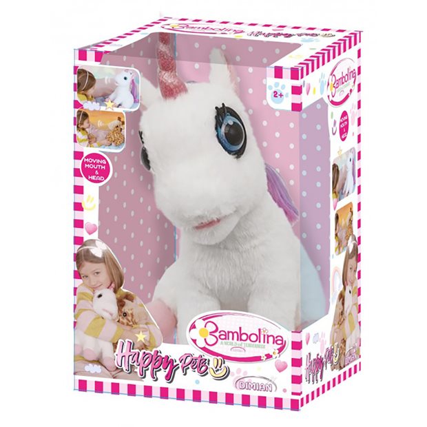 Λούτρινο Happy Pets Luna Μονόκερος Baby - BD2041