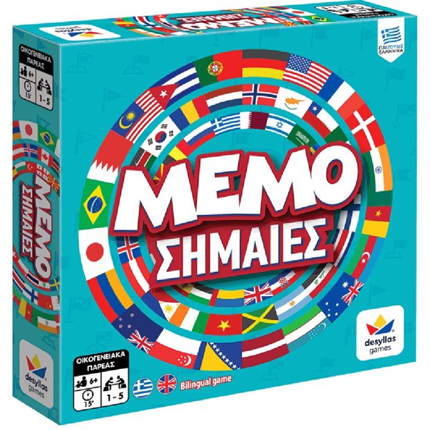 Επιτραπεζιο Παιχνιδι Memo Σημαιες - 100796