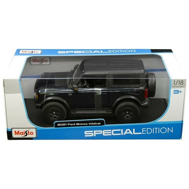 Αυτοκινητάκι Maisto Ford Bronco Wildtrack 1:18 Σε 2 Χρώματα - 31456