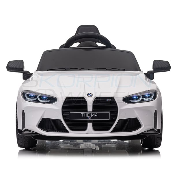 Ηλεκτροκίνητο Αυτοκίνητο BMW M4 Original License 12V - Λευκό | Skorpion Wheels - 5246006